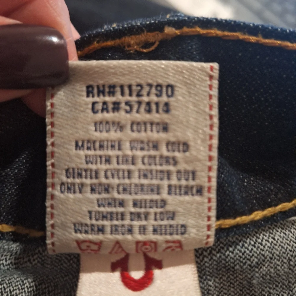 True Religion Bobby Jeans Darkwash Cotton Made In USA 32x31
